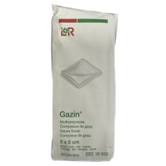Gazin - gázový kompres nesterilní (100 ks)