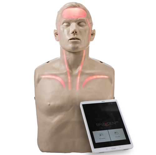 BRAYDEN PRO - figurína s bluetooth aplikací pro rozšířený monitoring KPR