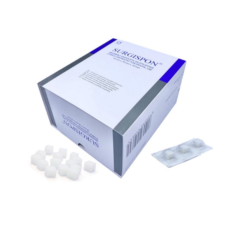 SURGISPON Kostky 10x10x10 mm