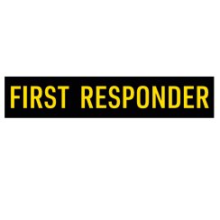 Nášivka 3D VELCRO FIRST RESPONDER
