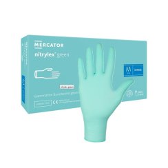 Mercator Nitrylex GREEN - 100 ks - nitrylové vyšetřovací rukavice