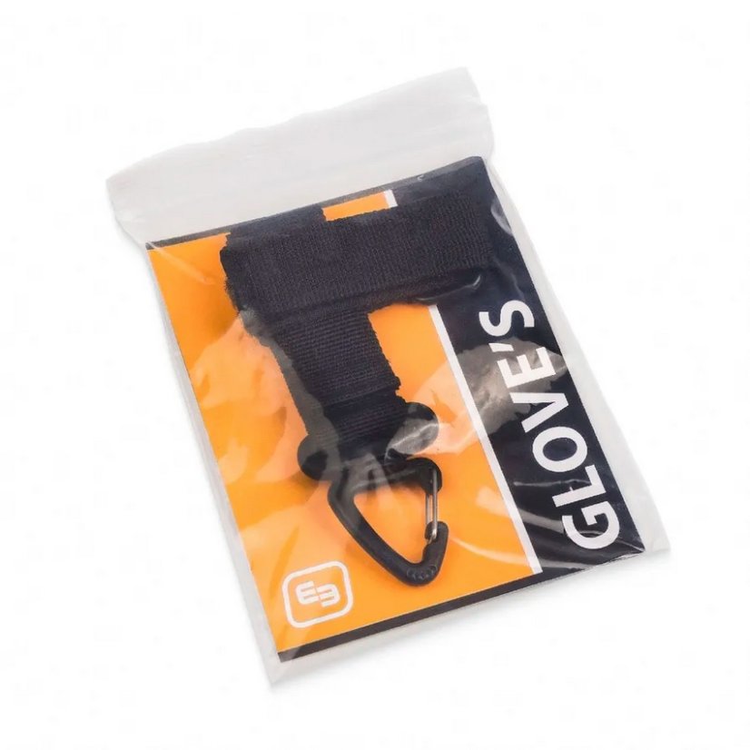 GLOVE'S - opaskový držák na rukavice - Barva: BLACK (černá)