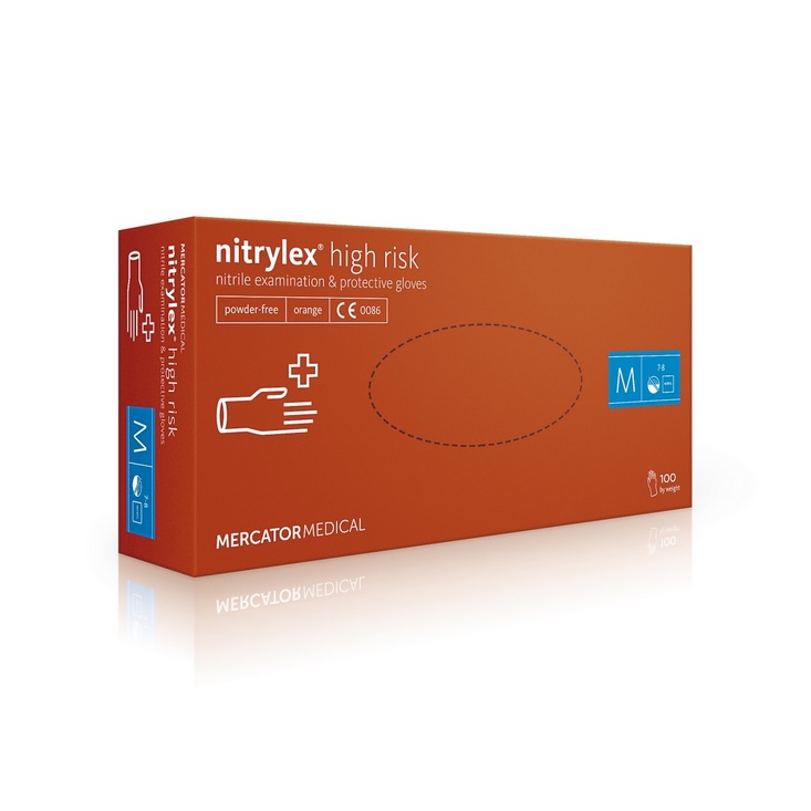 NITRYLEX High Risk - prodloužené nitrilové rukavice 100 ks