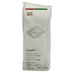 Gazin - gázový kompres nesterilní (100 ks)