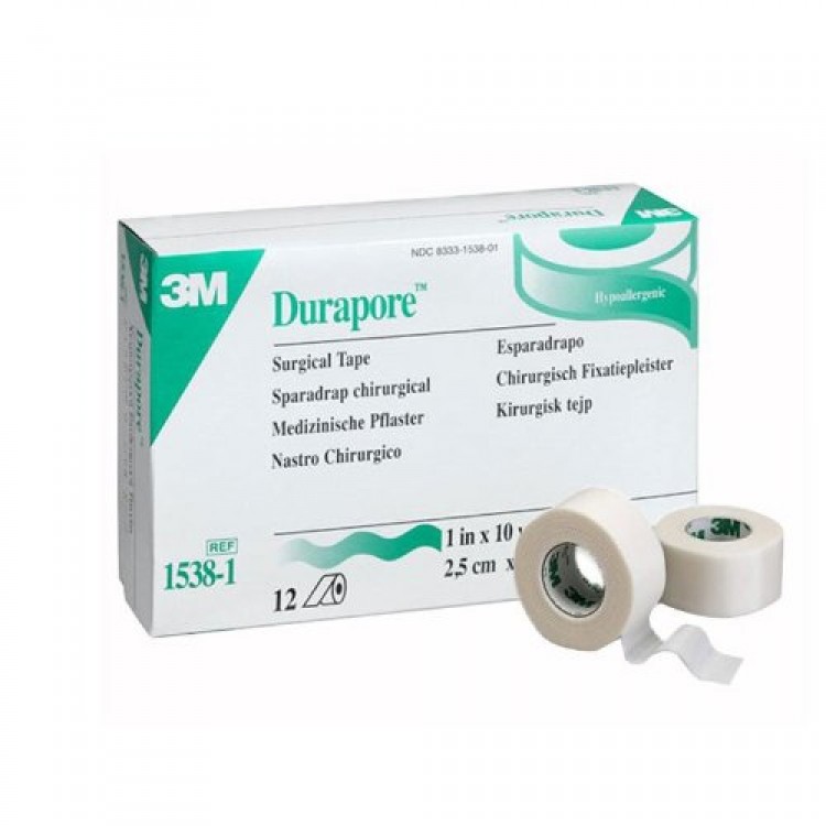 Durapore 2,5cm x 9,1 m náplast