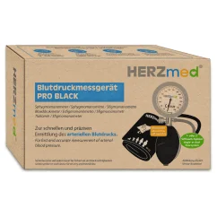 HERZmed aneroidní tlakoměr PRO I Black