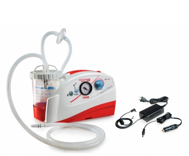 Bateriová odsávačka New Askir 118 basic - Typ produktu: s 12V adaptérem zabudovaným v držáku na stěnu