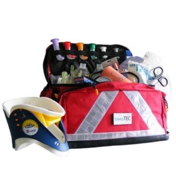 Záchranářské batohy a brašny s náplní - Barva - RED & YELLOW REFLECTIVE (červená se žlutým reflexem)