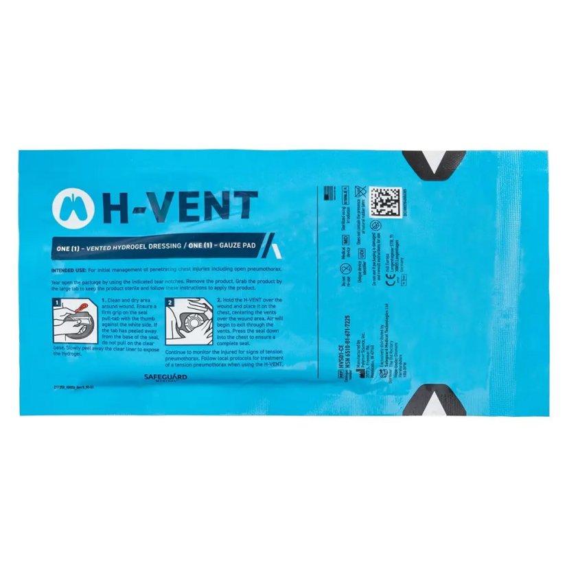 H*VENT chest seal - hrudní chlopeň s ventilem