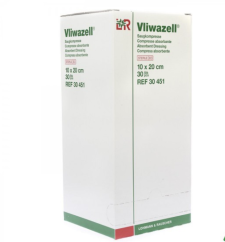VLIWAZELL– sterilní komprese 10x20 cm 30 ks