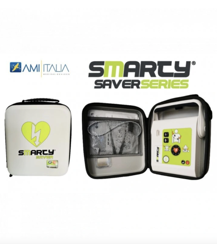 AED Smarty Saver - defibrilátor s univerzálními elektrodami