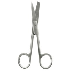 Nůžky chirurgické zahnuté, hrotnato-tupé