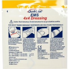 QuikClot EMS 4"x4" Dressing - hemostatické krytí