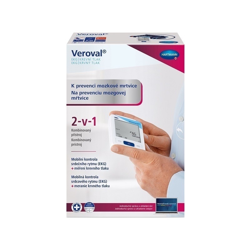Veroval tlakoměr s EKG 2v1