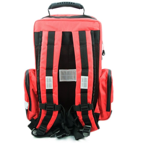 Batoh HERZmed WaterStop - vybavený PROFI - Barva: RED (červená)
