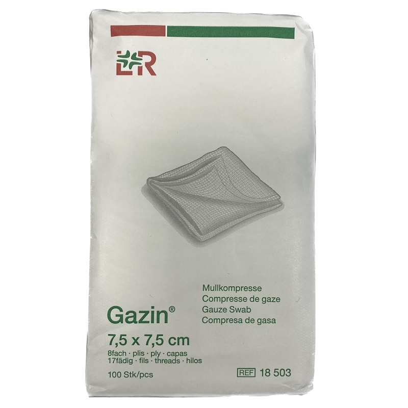 Gazin - gázový kompres nesterilní (100 ks)