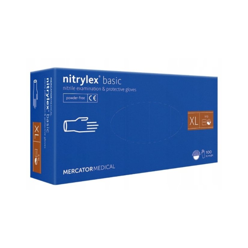 NITRYLEX Basic modré - nitrilové rukavice 100 ks