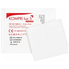 ZARYS KOMPRI lux S - sterilní komprese z gázy 10 x 10 cm