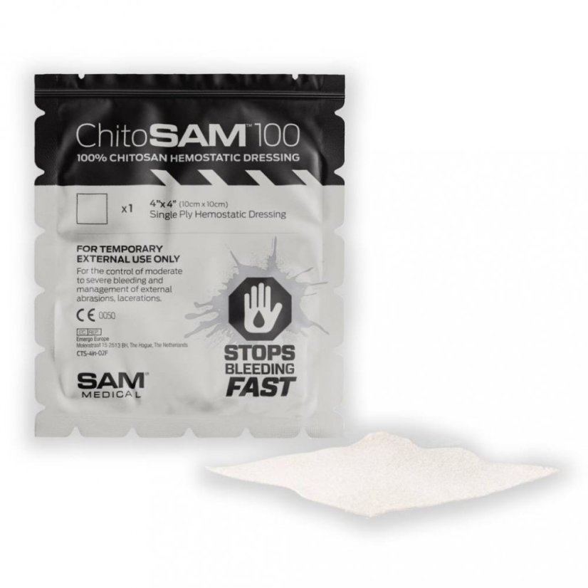 ChitoSAM 100 hemostatické krytí 10x10