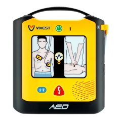 Vivest A1 - AED defibrilátor s dětským módem a univerzálními elektrodami