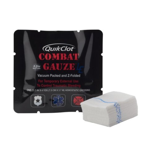 QuikClot Combat Gauze LE Z-Folded (7,5 cm x 3,7 m)