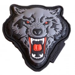 Nášivka Velcro 3D Vlk