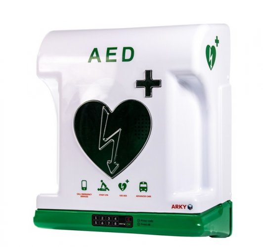 ARKY CORE PLUS  - venkovní AED skříňka s alarmem a PIN zámkem