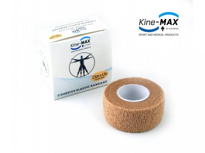 KineMAX elastické obinadlo 2,5 cm x 4,5 m
