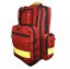 Batoh HERZmed Pro Large Edt - vybavený BASIC - Farba: RED & YELLOW STRIPE (červená so žltým pruhom verzia ProMed EDT)