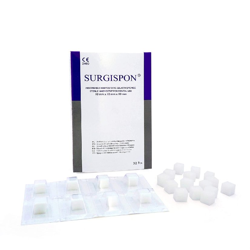 SURGISPON Kostky 10x10x10 mm