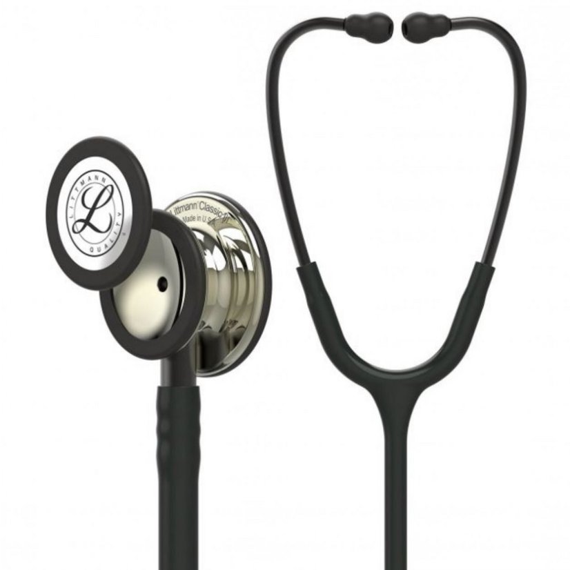 Stetoskop Littmann Classic III - Barva: BLACK & CHAMPAGNE (černá & šampaňská)