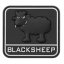 Nášivka Velcro 3D Black Sheep