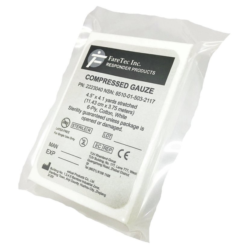 FareTec Responder Compressed Gauze