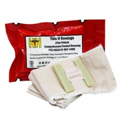 H-Bandage FLAT FOLDED - tlakový taktický obvaz H&H