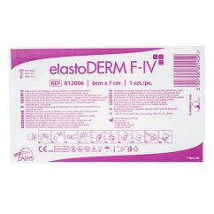 ELASTODERM F-IV transparentní filmové krytí 6 x 7 cm s výřezem