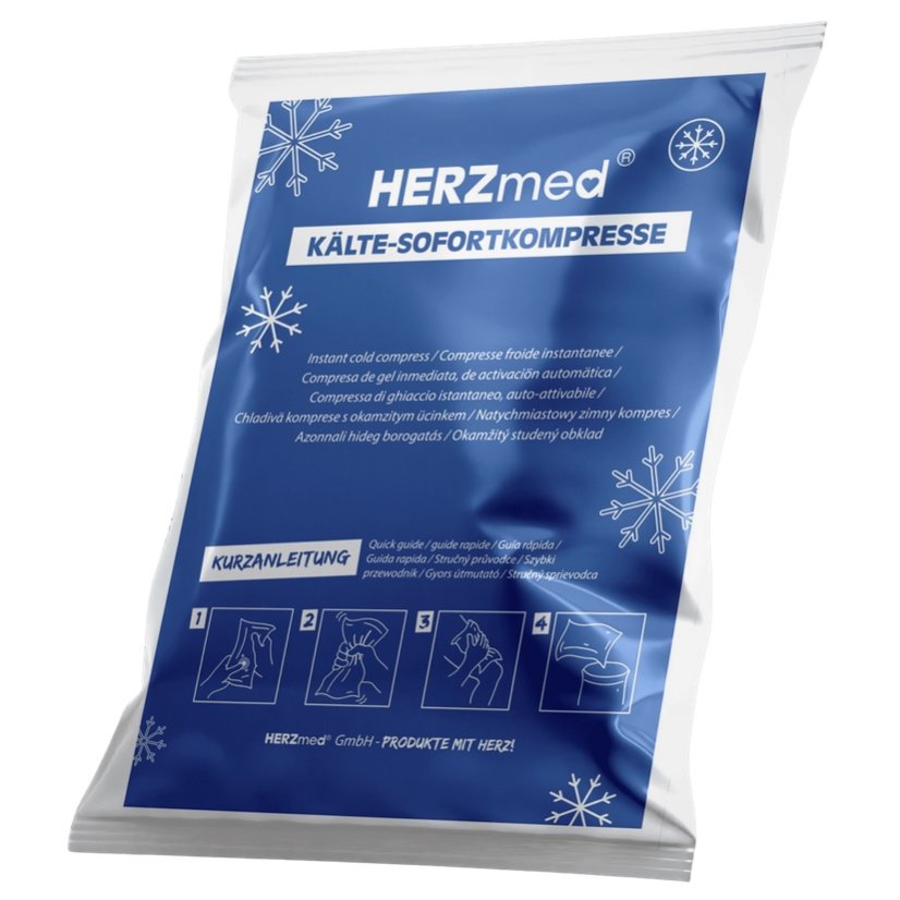 Cold Compress HERZmed - instantní chladící sáček 15 x 21 cm
