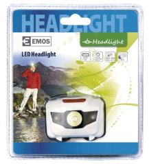 Čelová svítilna EMOS 1 LED + 2 RED