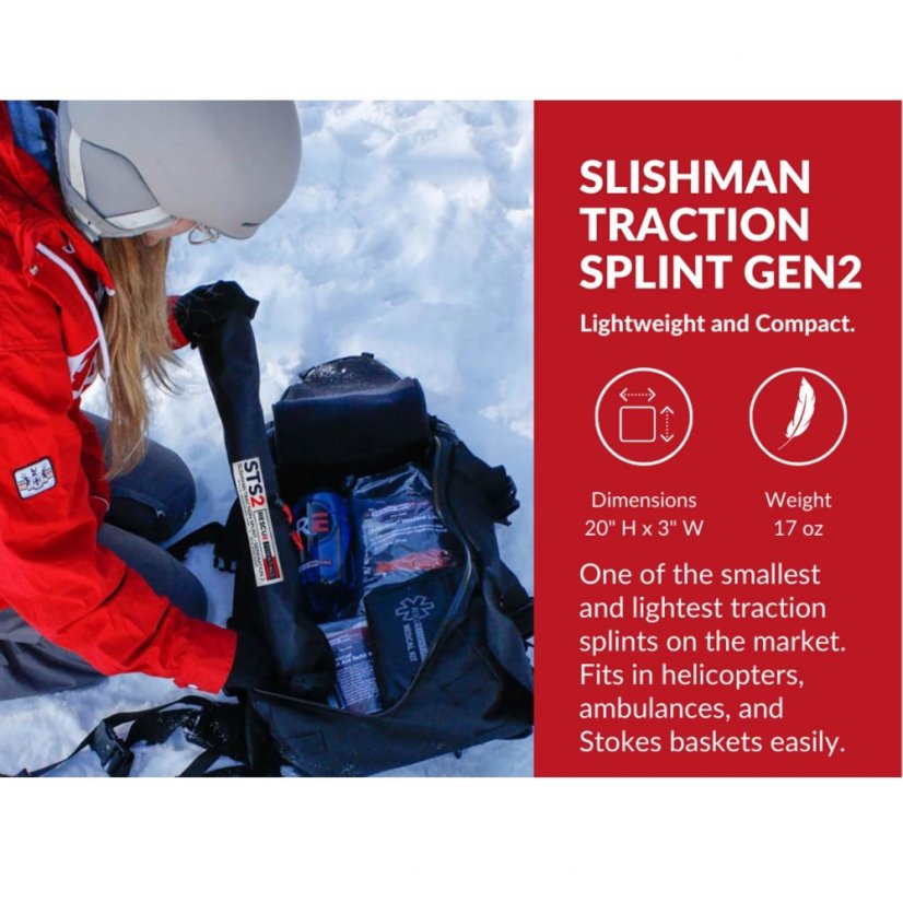 Extenzní trakční dlaha Slishman Traction Splint (STS) GEN 2