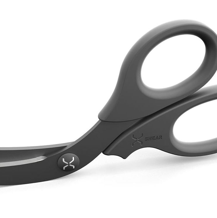 XShear Heavy Duty Trauma Shears, Blue/Gray