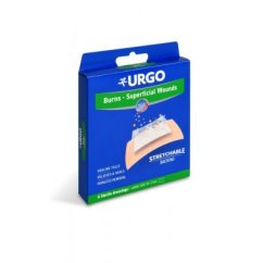 Urgo Burns Na popáleniny lipidokoloidní náplast 10 x 7 cm 4 ks