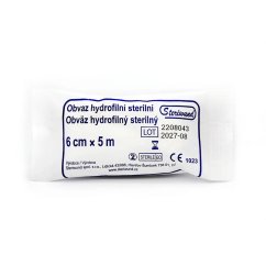 Obinadlo hydrofilní sterilní 6 cm x 5 m