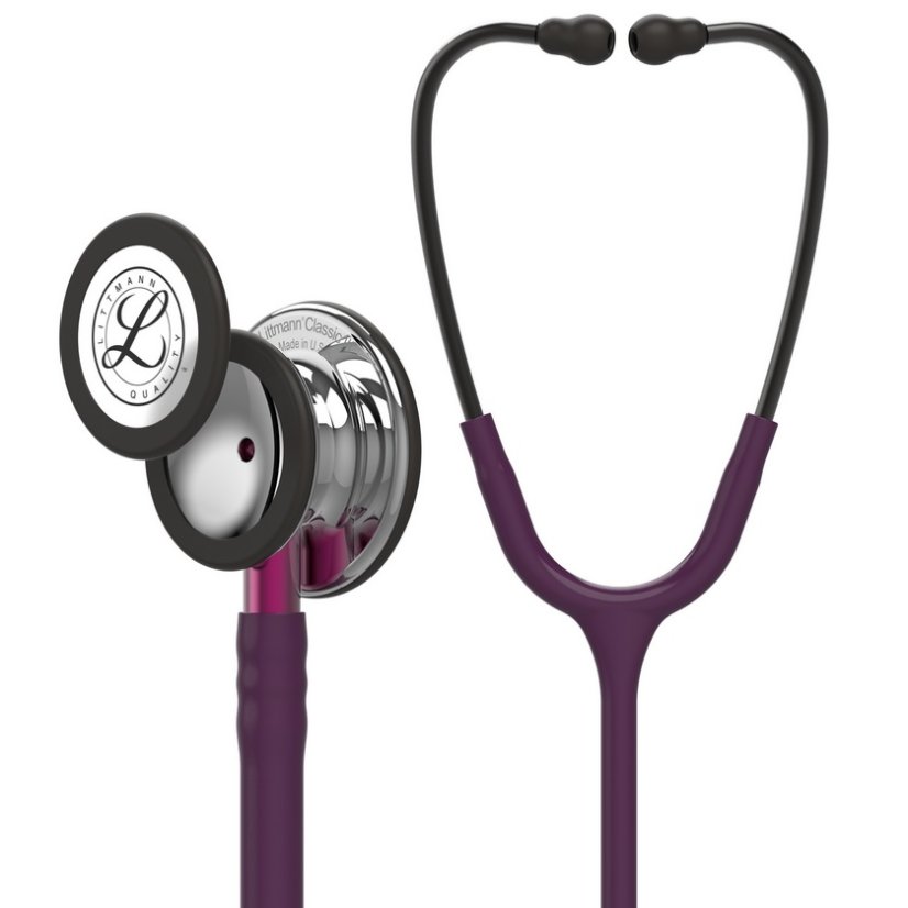 Stetoskop Littmann Classic III - Barva: PLUM & MIRROR (švestková & zrcadlový snímač)