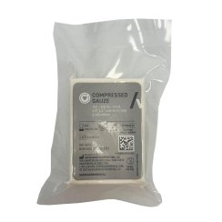 Primed compressed gauze