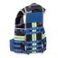 E-VEST'S - záchranářská vesta (přišité přední kapsy) - Velikost: S/M červená