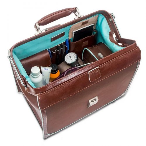 TREND'S - kožený lékařský kufr
