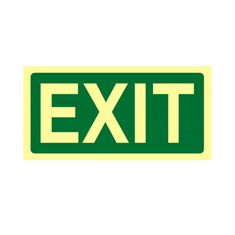 EXIT - FTL samolepka 20 cm x 10 cm