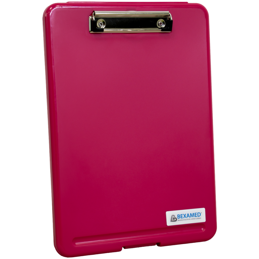 Dokumentační desky CLIPBOARD BEXAMED - Barva: PINK (růžová)