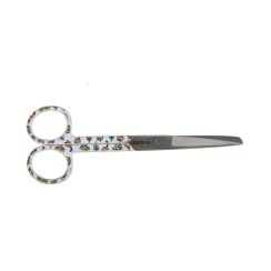 Nůžky rovné hrotnato-tupé 14 cm - housenky