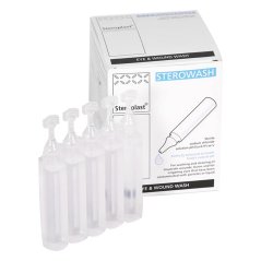 Sterowash 20 ml - výplach očí v ampulích