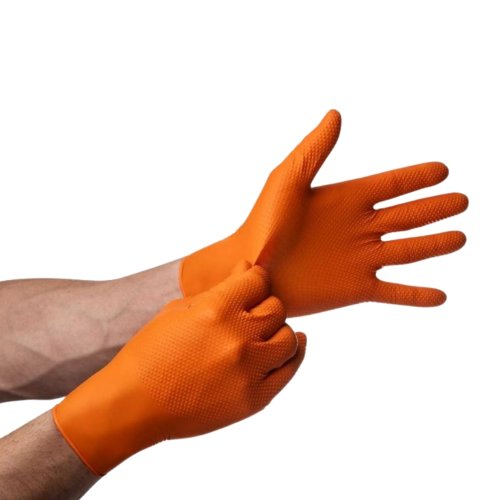 MERCATOR GoGrip Orange - nitrilové zesílené rukavice